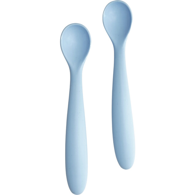 Silicone Flexible Spoon Set, Blue