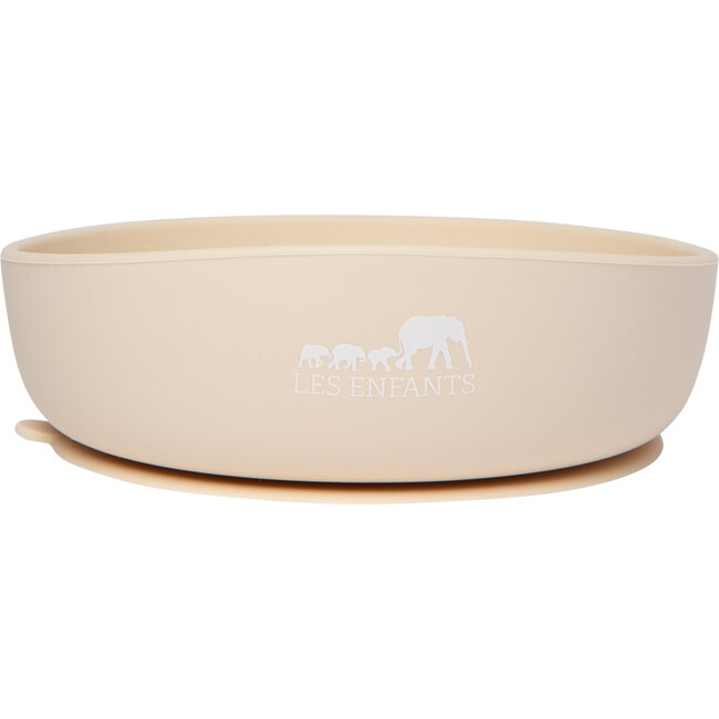 Silicon Suction Plate Bowl, Sand