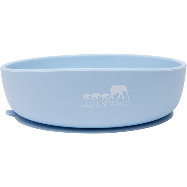 Silicon Suction Plate Bowl, Blue