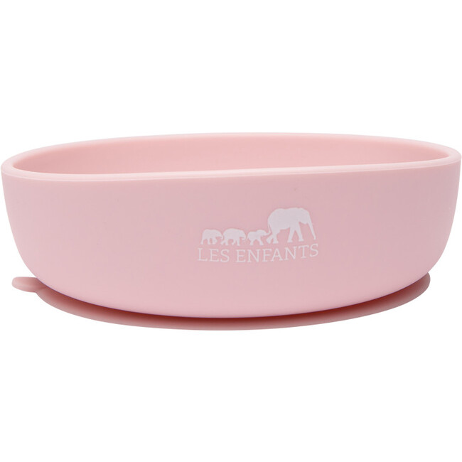 Silicon Suction Plate Bowl, Pink