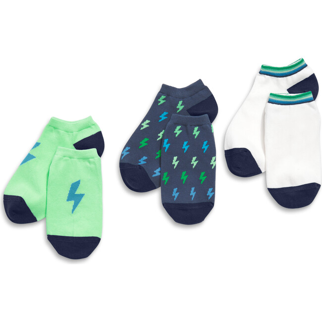 Ankle Sock 3-Pack In Bolt Mix, Bolt Mix