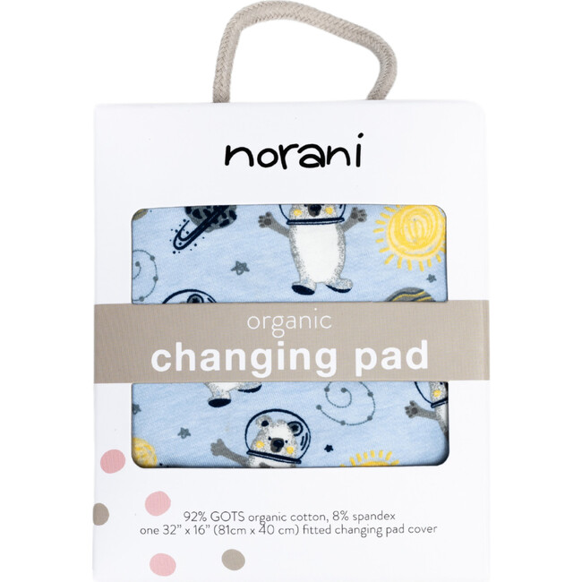 Print Organic Changing Pad Cover, Space Bears - Changing Pads - 3