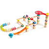 Marble Run DIY Wood Building Racetrack, 81 Pieces - Games - 1 - thumbnail