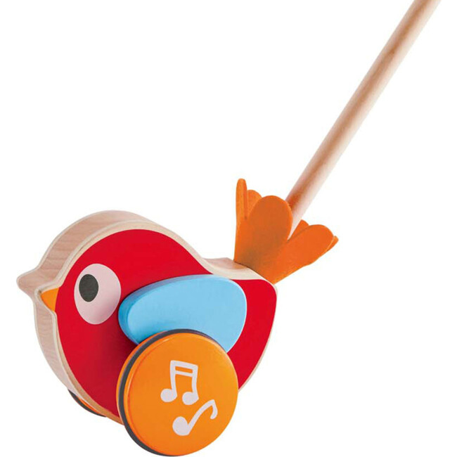 Lilly Musical Push-Along Wooden Toddler Toy - Push & Pull - 4