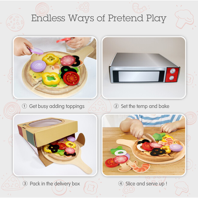 Kitchen Perfect Pizza Food Playset - Play Food - 4