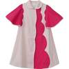 Lulu dress , blush pink/hot pink - Dresses - 1 - thumbnail