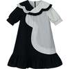 Lily dress , black/off-white - Dresses - 1 - thumbnail