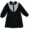 Liz dress , black/off-white - Dresses - 1 - thumbnail