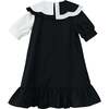 Lily dress , black/off-white - Dresses - 2