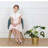 Stella dress , blush pink/ivory - Dresses - 4
