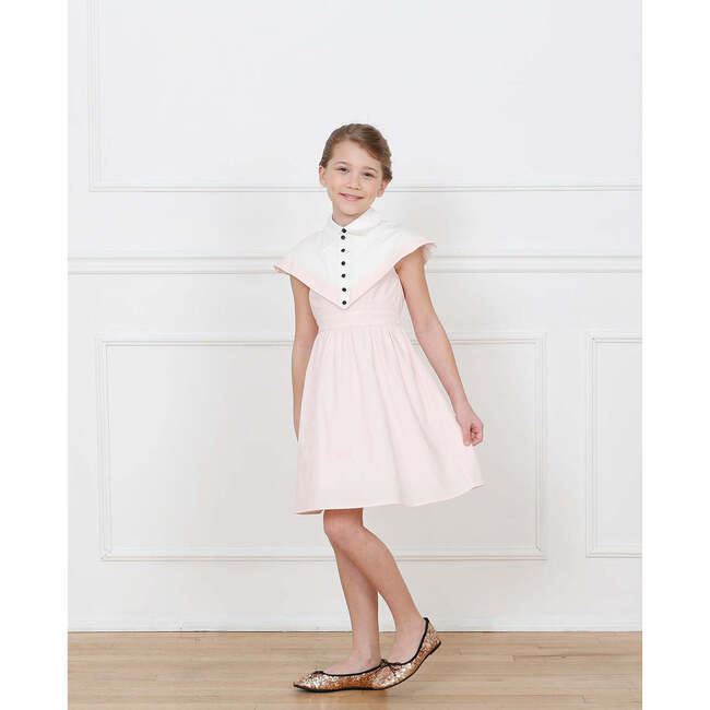 Stella dress , blush pink/ivory - Dresses - 5