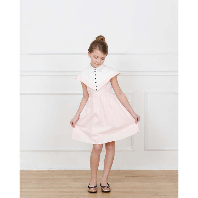 Stella dress , blush pink/ivory - Dresses - 6