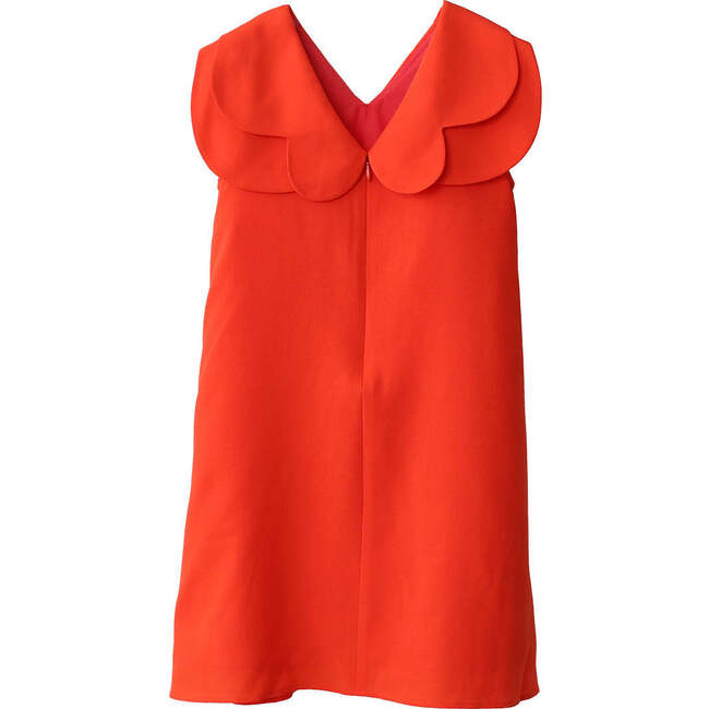 Hannah dress , scarlet orange - Dresses - 2