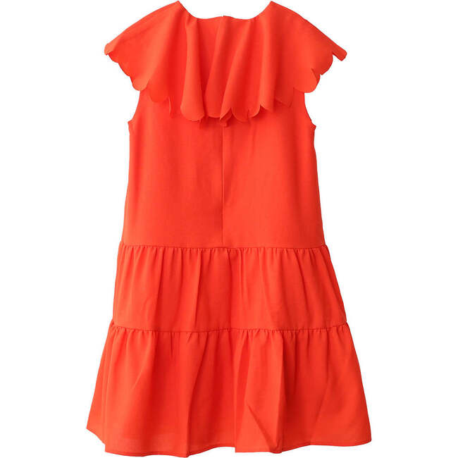Anna dress , scarlet orange - Dresses - 2