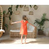 Hannah dress , scarlet orange - Dresses - 6