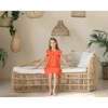 Hannah dress , scarlet orange - Dresses - 7