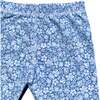 Logan UV Regular & Swim Leggings, Ditsy Tropical Blue - Leggings - 2