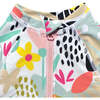 Baby Emily Halp-Zipped Long Raglan Sleeve Swimsuit, Bloom - One Pieces - 2