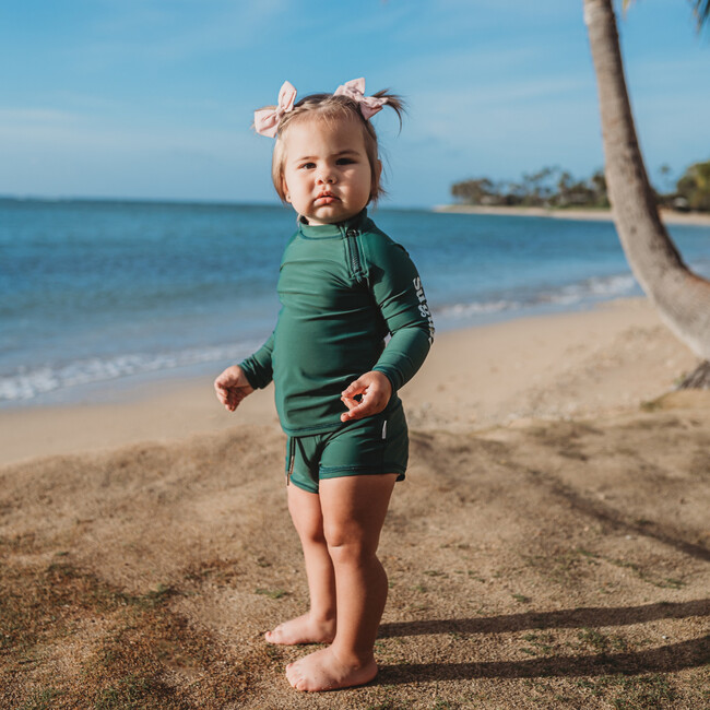 Ray UPF 50+ Swim Shorts, Seaweed - Swim Trunks - 2