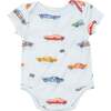 MUSCLE CARS BODYSUIT, Blue - Onesies - 1 - thumbnail