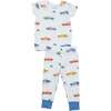 MUSCLE CARS LOUNGE WEAR SET, Blue - Mixed Apparel Set - 1 - thumbnail