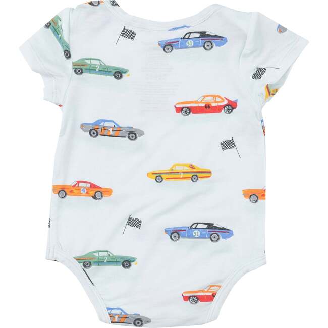 MUSCLE CARS BODYSUIT, Blue - Onesies - 2