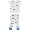 MUSCLE CARS LOUNGE WEAR SET, Blue - Mixed Apparel Set - 3