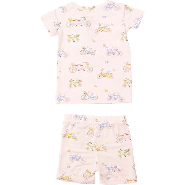 BIKES PINK SHORT LOUNGE WEAR SET, Pink - Mixed Apparel Set - 2