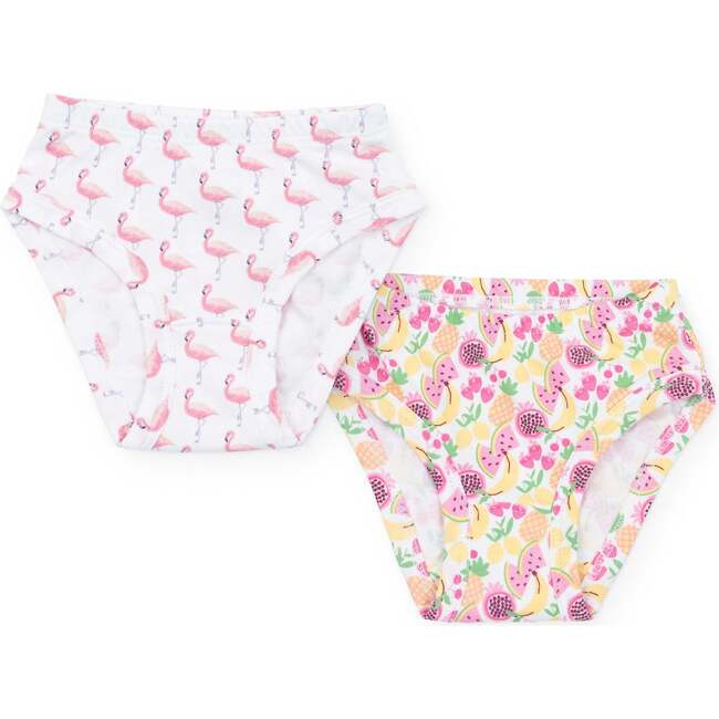 Lauren Girls' Underwear Set, Fabulous Flamingos/Tropical Fruit
