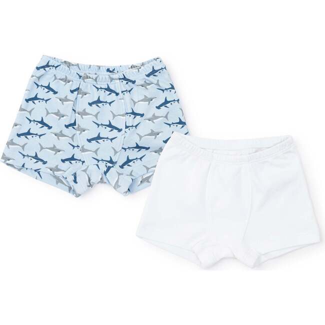 James Boys' Underwear Set, Swimming Sharks/White