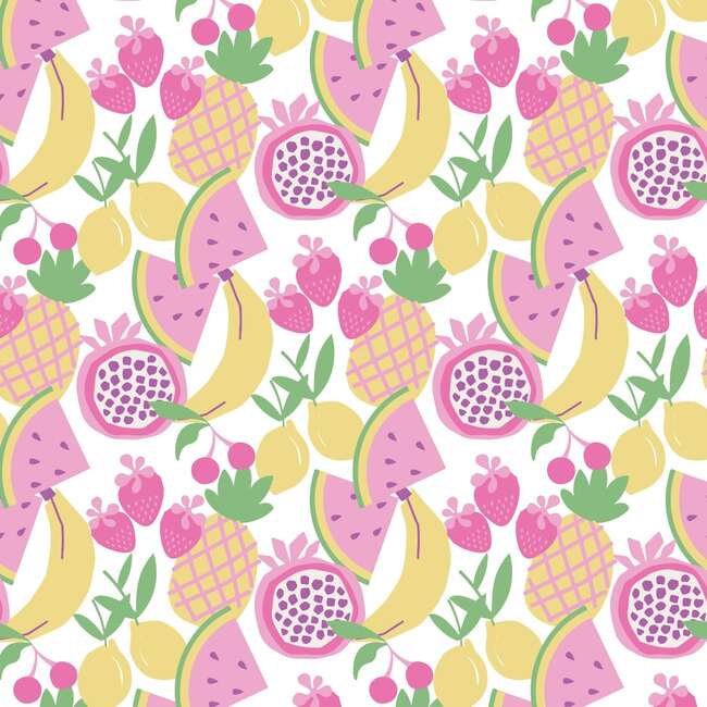 Emery Girls' Short Set, Tropical Fruit - Mixed Apparel Set - 2