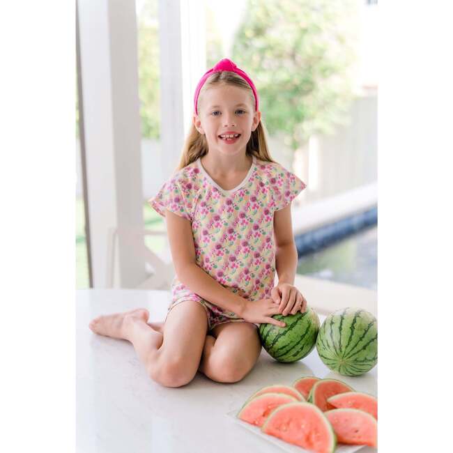 Emery Girls' Short Set, Tropical Fruit - Mixed Apparel Set - 3