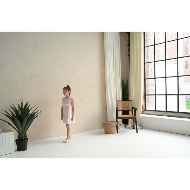 Lucy dress , blush pink/ivory - Dresses - 3