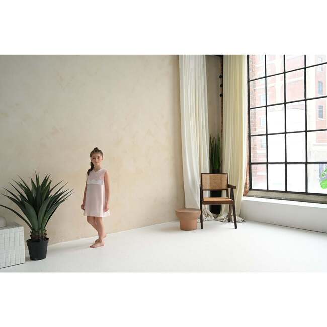 Lucy dress , blush pink/ivory - Dresses - 4