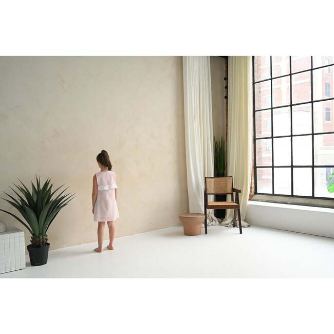 Lucy dress , blush pink/ivory - Dresses - 5