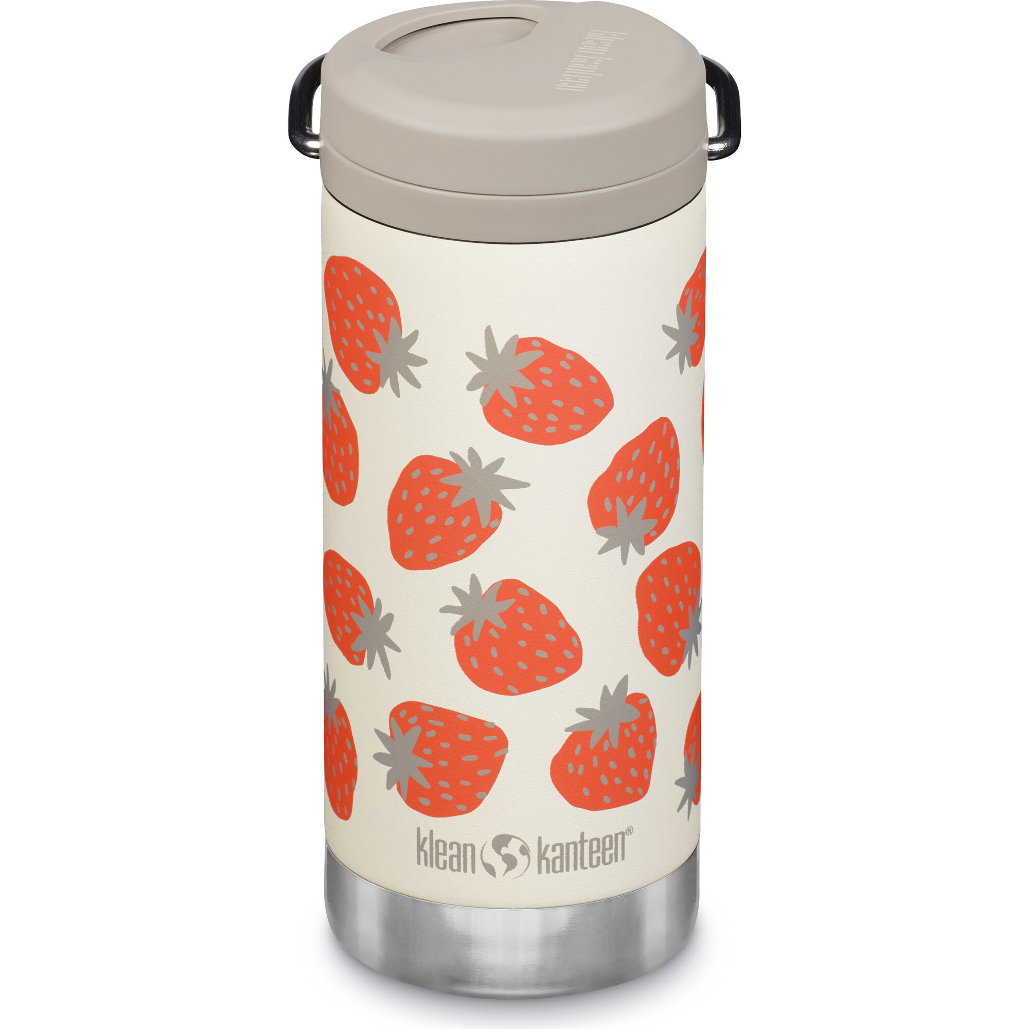 TKWide 12 oz Bottle With Twist Cap, Strawberries - Klean Kanteen