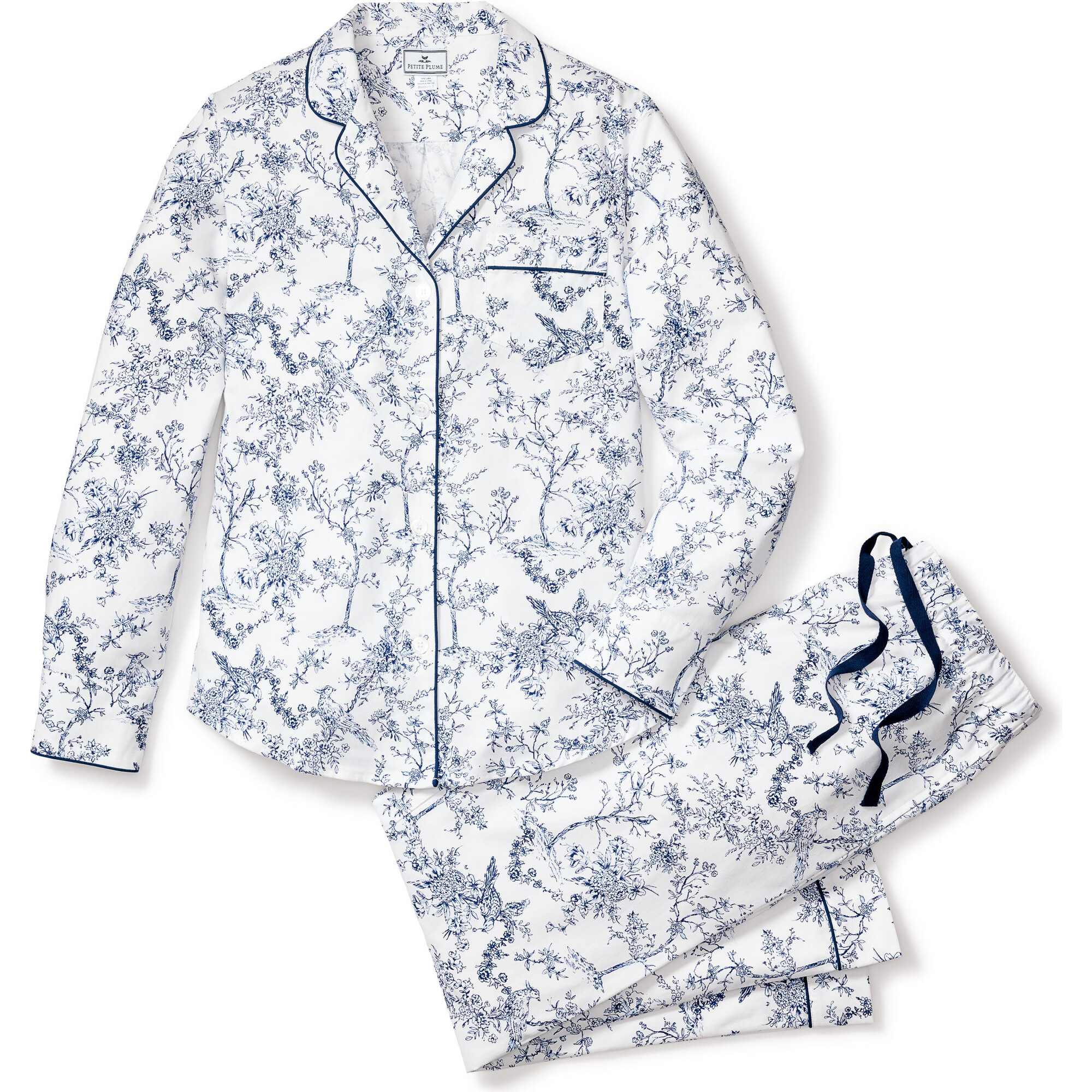 Women's Pajama Set, Timeless Toile - Pajamas - 1
