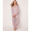 Women's Pajama Set, Fleurs de Rose - Pajamas - 3