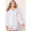 Women's Long Sleeve Short Set, Equestrian - Pajamas - 3