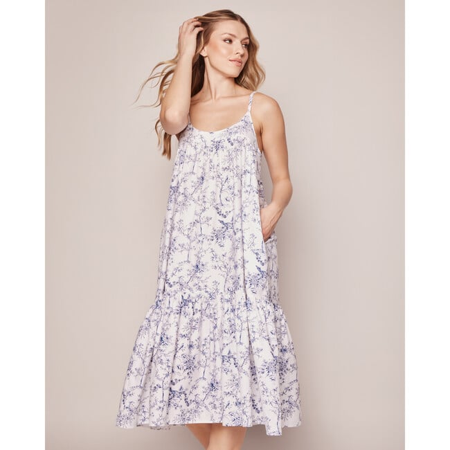 Women's Chloe Nightgown, Timeless Toile - Nightgowns - 4