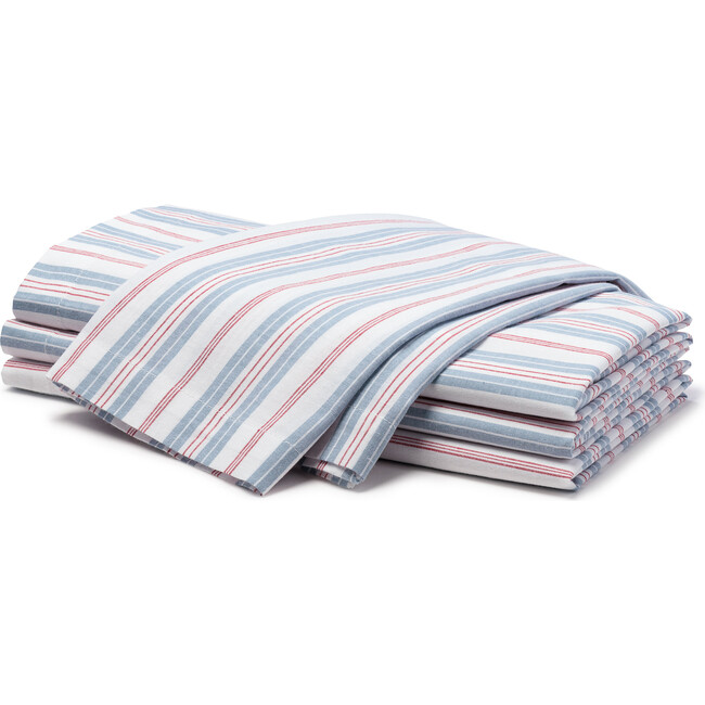 Set of 4 Napkins, Vintage French Stripes - Tableware - 2