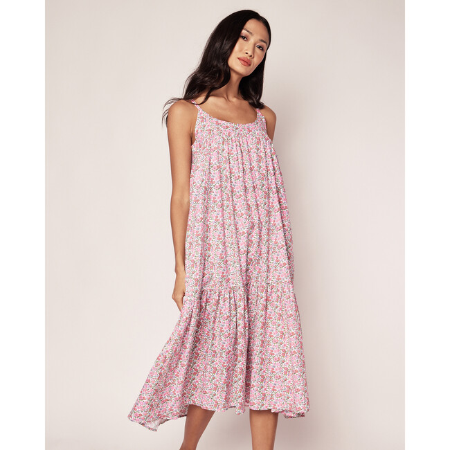 Women's Chloe Nightgown, Fleurs de Rose - Nightgowns - 3