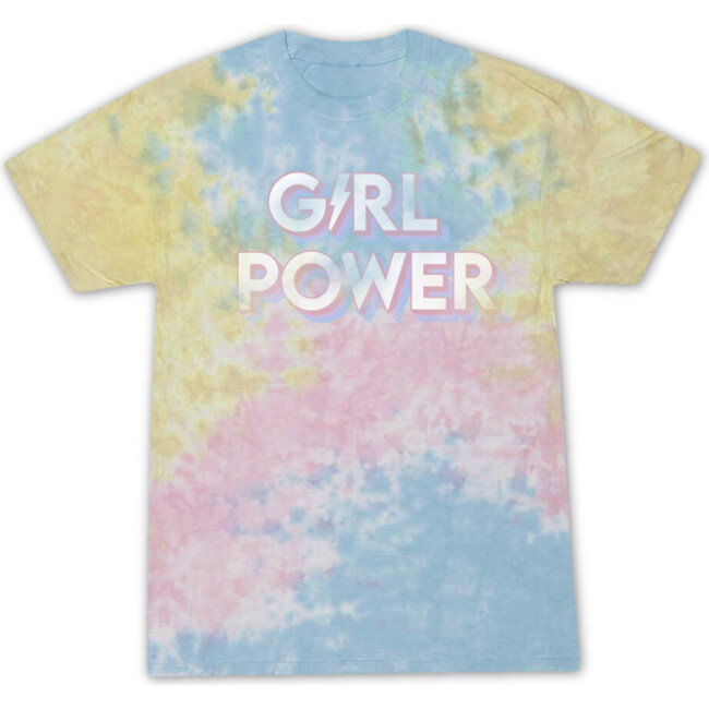 Girl Power Tee, Multi Tie Dye