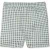 Seaqual Recycled Polyester Gingham Kid Swim Trunks, Blue - Swim Trunks - 2