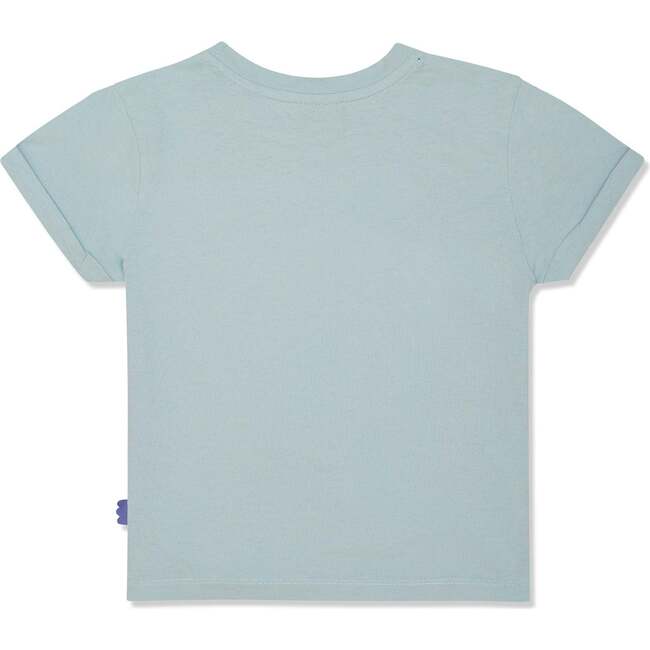 Recycled Cotton Wild Kid T-Shirt, Blue - T-Shirts - 2