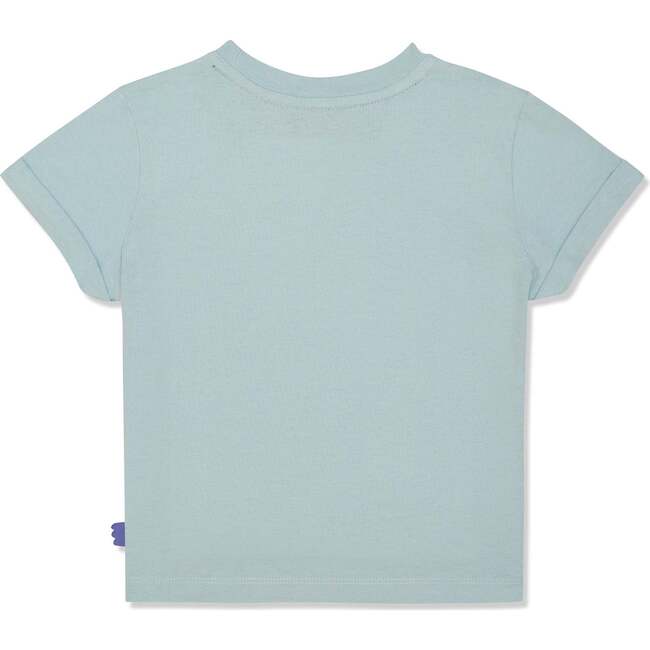 Recycled Cotton Ten Bottle Kid T-Shirt, Blue - T-Shirts - 2