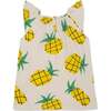 Recycled Cotton Pineapple Harvest Baby Summer Dress, Natural - Dresses - 2