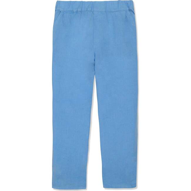 Linen Kid Pants, Blue