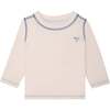 Recycled Polyester Baby Rashguard, Natural - Rash Guards - 1 - thumbnail