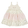 Tiered Dress, Pink Tulip - Dresses - 1 - thumbnail